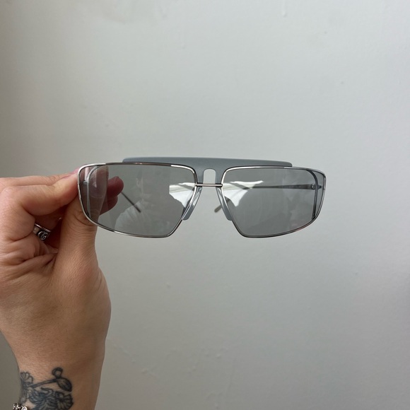 NWT PRADA 58MM Rectangle Colorblock Sunglasses - Picture 4 of 11